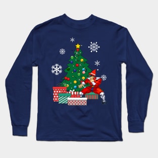 M Bison Around The Christmas Tree Street Fighter Long Sleeve T-Shirt